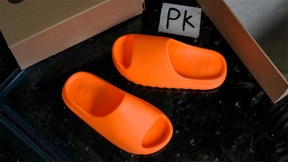 PK God Adidas Yeezy Slide Enflame Orange retail materials ready to ship